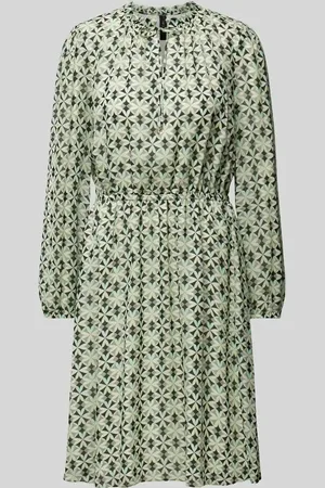 Marc Cain Knielanges Kleid mit Schlüsselloch-Ausschnitt in , Größe 40