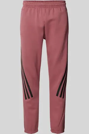 adidas Slim Fit Sweatpants mit labeltypischen Streifen in , Größe L