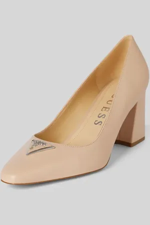 Guess Pumps aus Leder mit Bloackabsatz Modell 