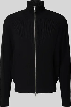 Armani Exchange Strickjacke mit Zweiwege-Reißverschluss in , Größe XL