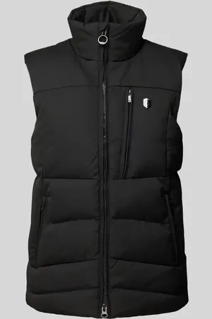 Wellensteyn Regular Fit Steppweste mit Label-Applikation Modell 