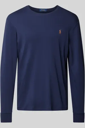 Ralph Lauren Custom Slim Fit Longsleeve mit Rundhalsausschnitt in , Größe XXL