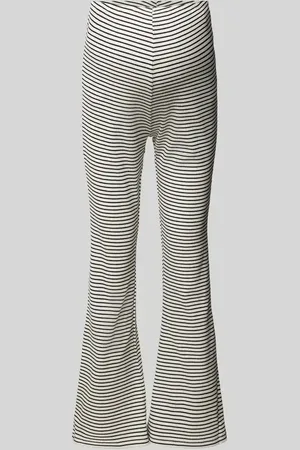 Mama;licious Flared Umstands-Leggings mit Streifenmuster Modell 