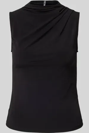 Pieces® Top mit Stehkragen in , Größe S