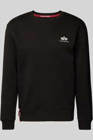 Alpha Industries Sweatshirt mit Label-Print in , Größe S