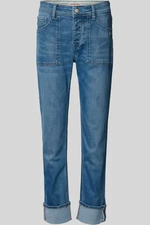 Gang Boyfriend Jeans mit Label-Detail Modell 