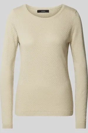 VERO MODA Regular Fit Strickpullover mit Rundhalsausschnitt 