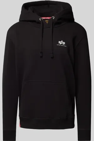 Alpha Industries Hoodie mit Label-Print in , Größe S