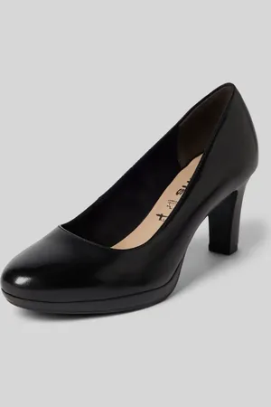 Tamaris Pumps aus Leder mit Plateausohle in , Größe 40
