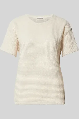 Opus T-Shirt mit geripptem Rundhalsausschnitt Modell 