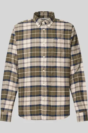 Barbour Tailored Fit Freizeithemd mit Button-Down-Kragen Modell 