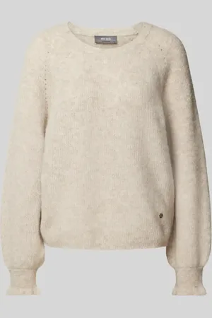Mos Mosh Strickpullover mit gerippten Abschlüssen in , Größe L