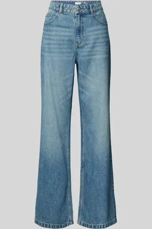 Jake*s Jeans im Used-Look mit weitem Bein in , Größe 38