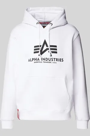 Alpha Industries Hoodie mit Label-Print in , Größe S