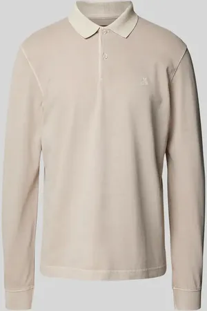 Marc O’ Polo Regular Fit Poloshirt mit Label-Stitching in , Größe M