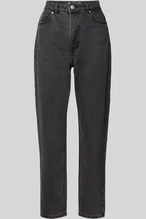 Review Mom Jeans aus festem Baumwollgewebe in , Größe 26/32