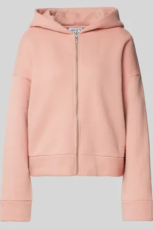 Jake*s Sweatjacke mit Kapuze und Label-Stitching in , Größe L