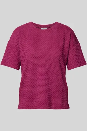 QS by s.Oliver Regular Fit T-Shirt mit strukturierter Oberfläche in , Größe 38