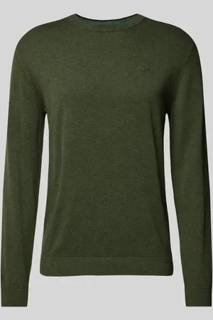 TOM TAILOR Strickpullover mit Label-Stitching Modell 