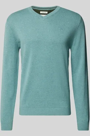 TOM TAILOR Regular Fit Strickpullover mit V-Ausschnitt in , Größe XL