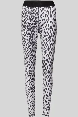 Oh April Leggings mit elastischem Logo-Bund in , Größe L