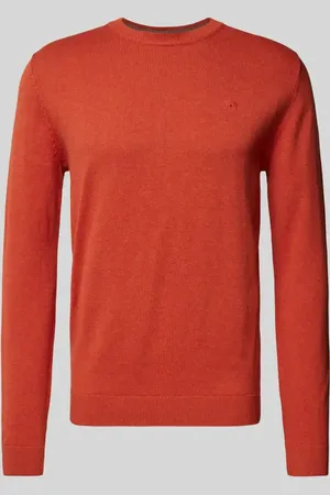 TOM TAILOR Strickpullover mit Label-Stitching Modell 