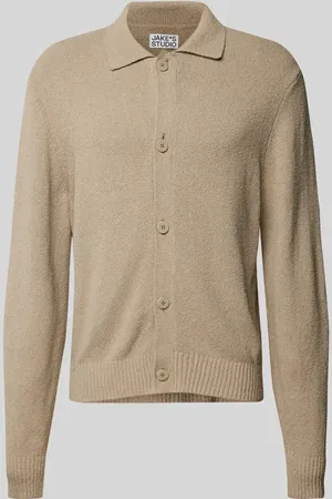 Jake*s Strickjacke mit Umlegekragen Modell in , Größe S