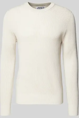 Jake*s Strickpullover mit Rundhalsausschnitt in , Größe S