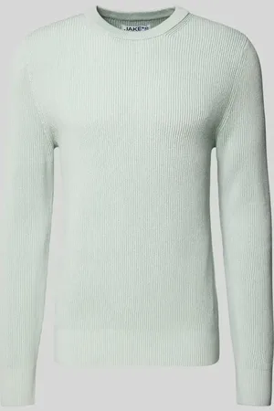 Jake*s Strickpullover mit Rundhalsausschnitt in , Größe L