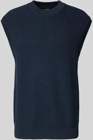 HUGO BOSS Pullunder mit Rundhalsausschnitt Modell 