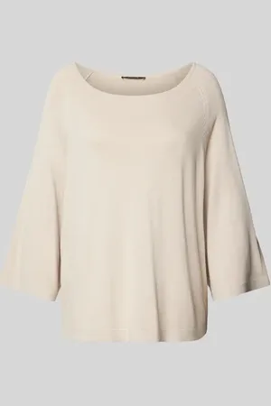 Comma, Strickpullover mit Rundhalsausschnitt in , Größe S