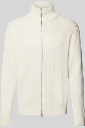 Jake*s Strickjacke mit Stehkragen in , Größe XXL