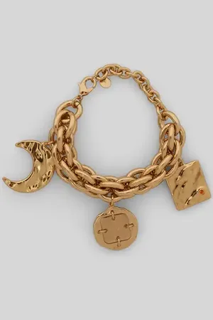 Paco rabanne Armband mit Motiv-Anhängern in , Größe 1