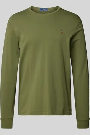 Ralph Lauren Custom Slim Fit Longsleeve mit Rundhalsausschnitt in , Größe XXL