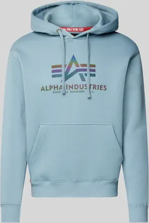 Alpha Industries Hoodie mit Label-Print in , Größe XXL