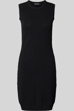 Armani Exchange Knielanges Kleid mit Strukturmuster in , Größe XS