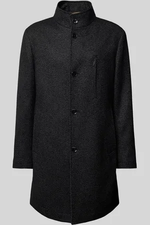 HUGO BOSS Wollmantel mit Stehkragen Modell 