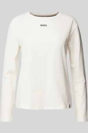 HUGO BOSS Longsleeve mit Label-Print in , Größe XS