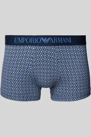 Emporio Armani Trunks mit elastischem Logo-Bund in , Größe S