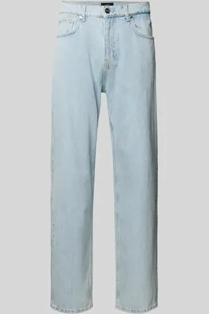 EightyFive Baggy Fit Jeans im Label-Detail in , Größe 34