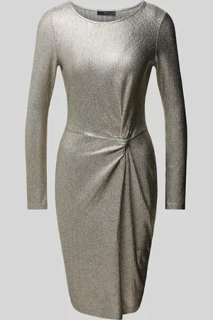 Oui Knielanges Kleid mit Rundhalsausschnitt in , Größe 38