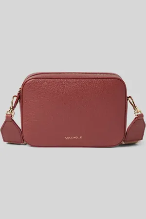 Coccinelle Lederumhängetasche mit Label-Schriftzug Modell 