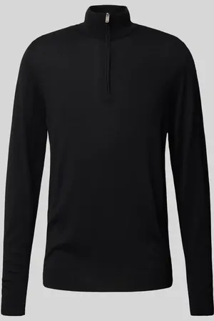 Profuomo Wollpullover mit Troyer-Kragen in , Größe M