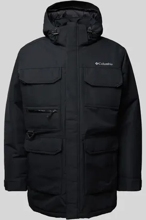 Columbia Parka mit Label-Print Modell 
