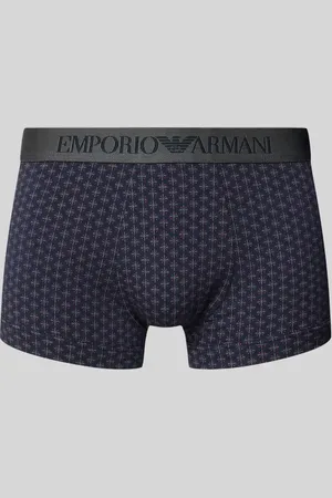 Emporio Armani Trunks mit elastischem Logo-Bund in , Größe S
