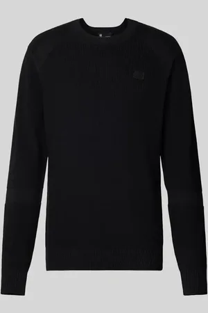G-Star Strickpullover mit Label-Stitching in , Größe S