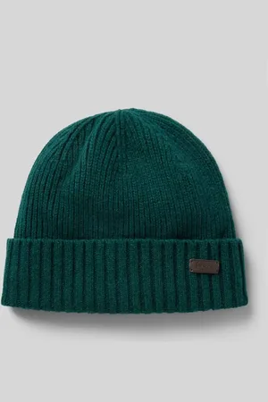 Barbour Beanie mit Label-Badge in , Größe 1