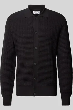 Jake*s Strickjacke mit Strukturmuster in , Größe XXL