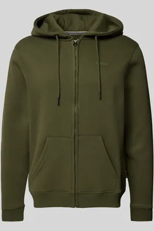 Blend Sweatjacke mit Label-Detail Modell 