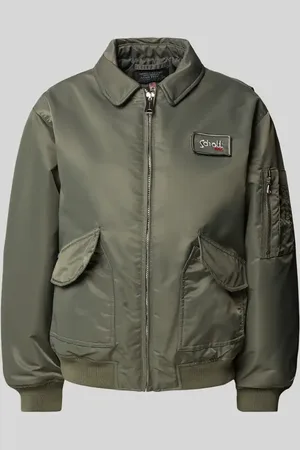 Schott NYC Blouson mit Label-Patch Modell 